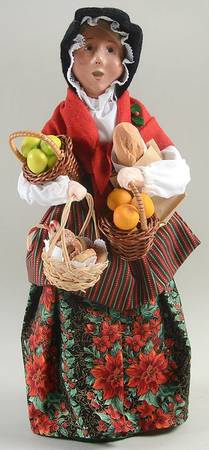 Traditional Assorted Carolers Shopper Grandmother-Holiday Print - No Box Nb1196