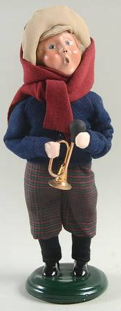 Traditional Assorted Carolers Boy With Horn - No Box Nb1193