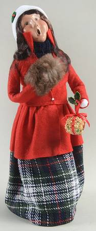 Traditional Assorted Carolers Woman With Bird Seed Ornament - No Box Nb1245