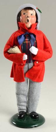 Traditional Assorted Carolers Boy With Chestnuts-Red Coat - Nb721, No Box