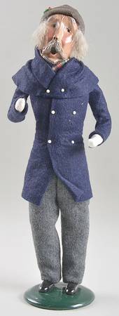 Traditional Assorted Carolers Grandfather-Blue Coat/Grey Pants - No Box Nb1572