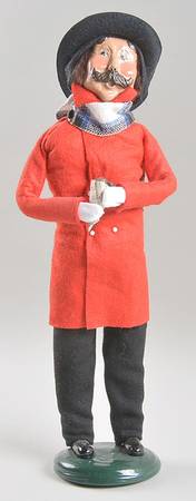 Traditional Assorted Carolers Man With Chestnuts-Red Coat - No Box Nb1540