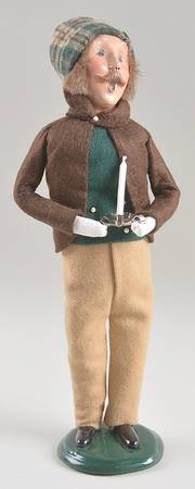 Traditional Assorted Carolers Man With Candlestick - Nb945, No Box
