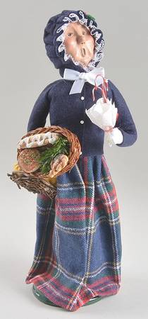 Traditional Assorted Carolers Shopper Grandmother With Bread And Cooki - Nb918, No Box