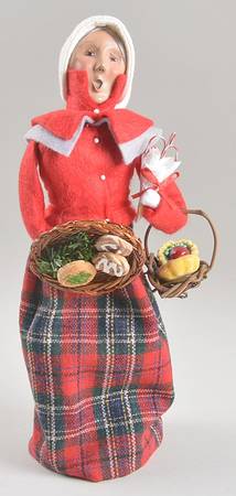 Traditional Assorted Carolers Shopper Grandmother With Bread And Cooki - Nb917, No Box