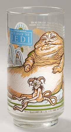 Return of The Jedi Glassware Jabba The Hutt - No Box
