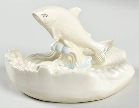 Belleek Figurines Leaping Fish - Boxed