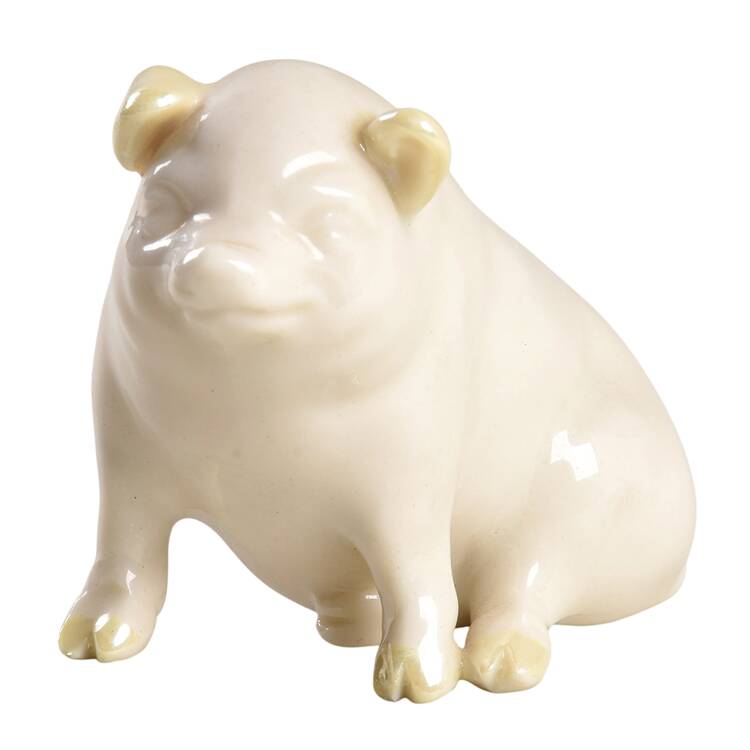 Belleek Figurines Pig - Small - No Box