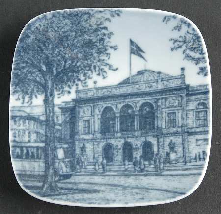 Bing & Grondahl Giftware Plaquette-Det Kgl Teater - No Box