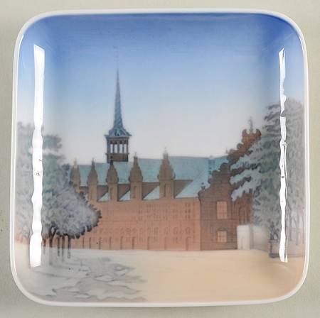 Bing & Grondahl Giftware Borsen-Square Tray - No Box