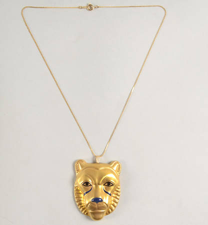 Tutankhamun Cheetah Pendant - No Box 42