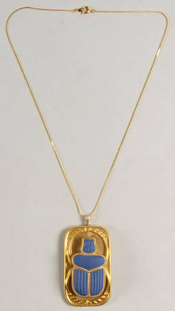 Tutankhamun Scarab-Pendant-Balsalt - No Box