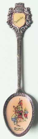 Norman Rockwell Spoon by Blue Delft