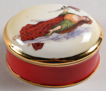 Boehm Giftware Victorian Christmas Angel Box - No Box