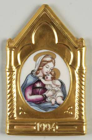 Boehm Giftware Madonna W/ Child-Plaque - Boxed