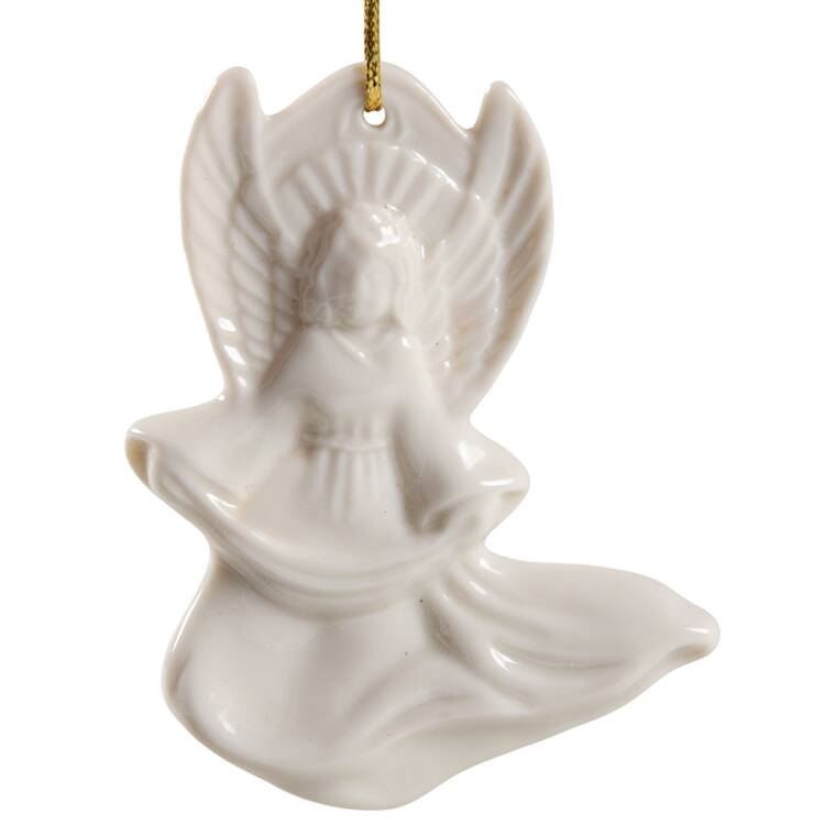 Belleek Christmas Ornament Angel - Boxed