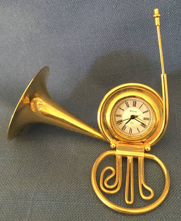 Bulova Clocks French Horn - Boxed