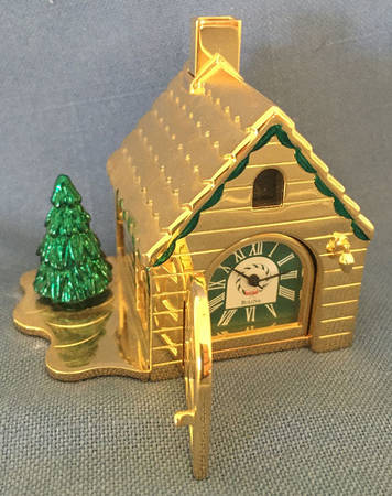 Bulova Clocks Gingerbread House - With Box 53