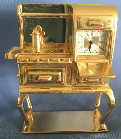 Bulova Clocks Old Fashioned Stove - Boxed