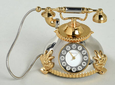 Bulova Clocks Telephone - No Box