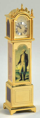 Bulova Clocks George Washington Grandfather Clock - Boxed