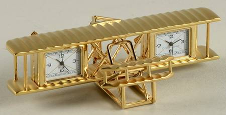 Bulova Clocks Wright Brothers Flyer  - H-1" - Boxed
