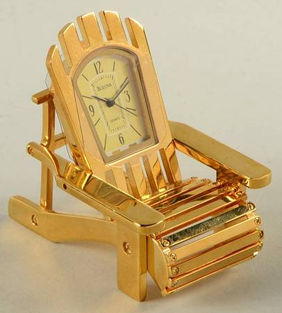 Bulova Clocks Adirondack Chair - Boxed