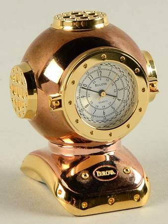 Bulova Clocks Diver's Helmet - Boxed