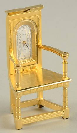 Bulova Clocks Caquetoire-Chair - With Box