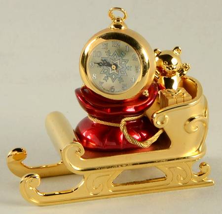 Bulova Clocks Holiday Sleigh - Boxed