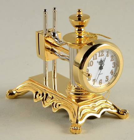 Bulova Clocks Sewing Machine - Boxed