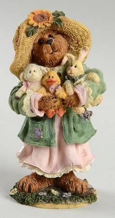 The Bearstone Collection Miss Hattie & Company-Springtime Friends - Wtih Box Bx377