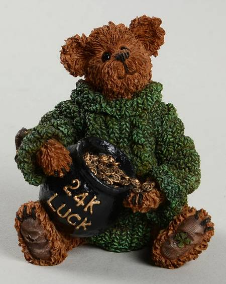 The Bearstone Collection Lucky Liam-End Of The Rainbow - With Box Bx389