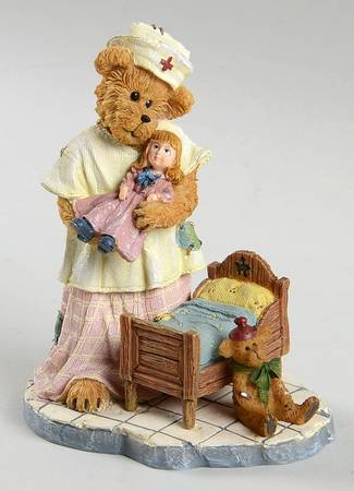 The Bearstone Collection Annie Nursley And Her Lil' Friends - Wtih Box Bx385