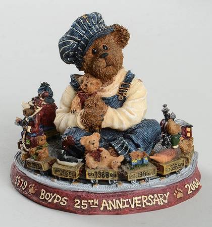 The Bearstone Collection Choo-Choo McBear-25th Anniversary - 409 With Box