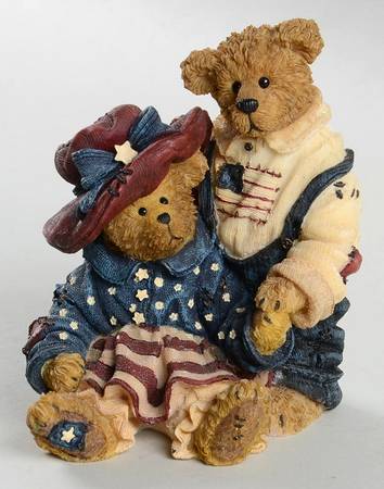 The Bearstone Collection Libby And Sam-Glory Days - With Box Bx396