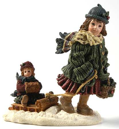 Dollstone Collection Courtney With Phoebe-Over The River - Boxed