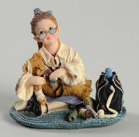 Dollstone Collection Molly With Gabe - Boxed