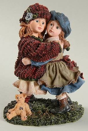 Dollstone Collection Charlotte And Emily-Thats What Friends  - Boxed