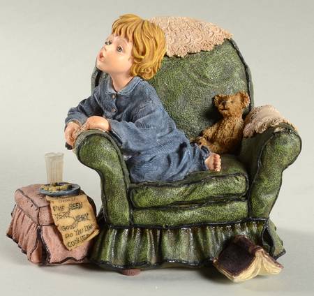 Dollstone Collection Tricia-Waiting For Santa-Musical - Boxed