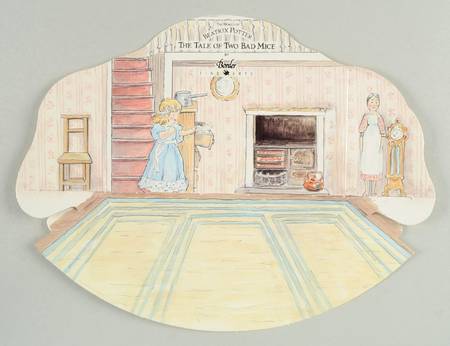 World of Beatrix Potter The Tale Of Two Bad Mice-Paper Backdrop - No Box