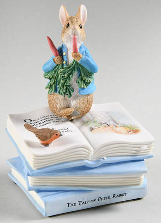 Beatrix Potter Music Box The Tale Of Peter Rabbit-Mozart's Lullab - Boxed