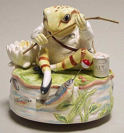 Beatrix Potter Music Box Jeremy Fisher-Waltz Of The Flowers - Boxed