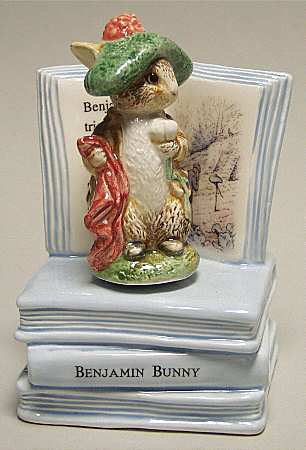 Beatrix Potter Music Box Benjamin Bunny Mozart's Lullaby - Boxed