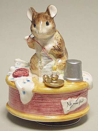 Beatrix Potter Music Box Tailor-Brahm's Lullaby - Boxed