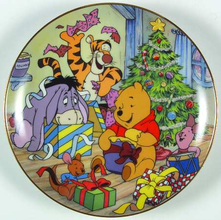100 Acre Wood Holiday Hooray For Christmas - No Box by Bradford Exchange