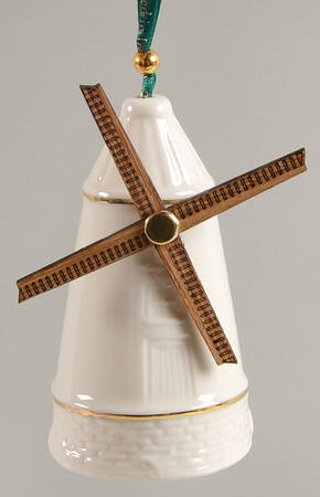 Annual Christmas Bell Ornament Ballycopeland Windmill - Boxed