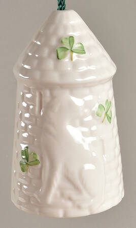 Annual Christmas Bell Ornament Belleek Trademark - Boxed