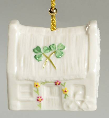 Annual Christmas Bell Ornament Claddagh Cottage - Boxed