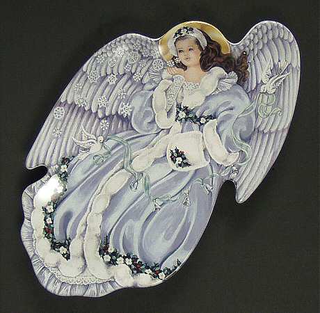 On Angels Wings Winter Radience - No Box by Bradford Exchange